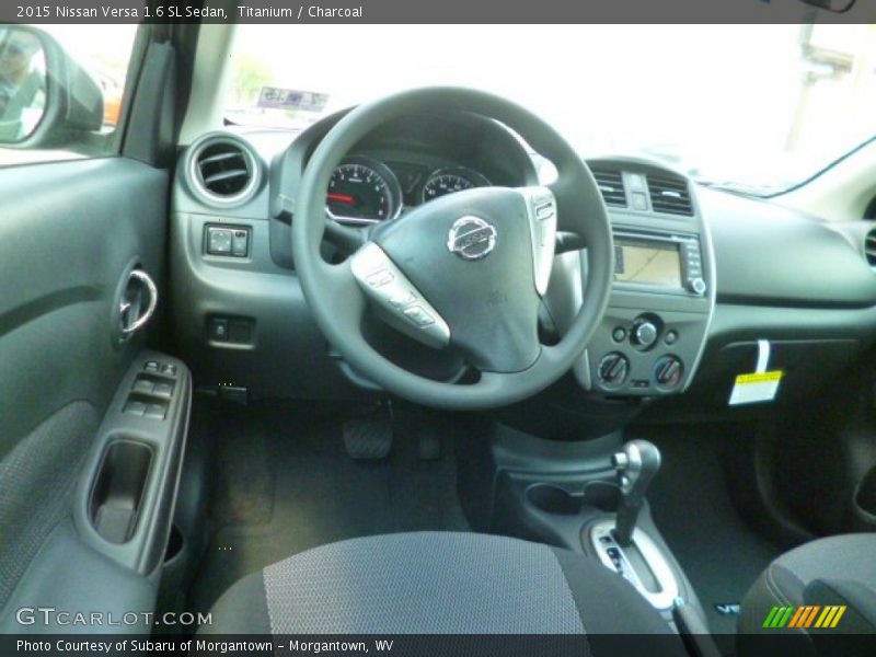 Titanium / Charcoal 2015 Nissan Versa 1.6 SL Sedan