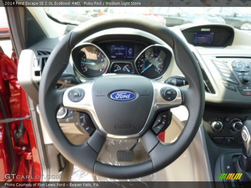 Ruby Red / Medium Light Stone 2014 Ford Escape SE 2.0L EcoBoost 4WD