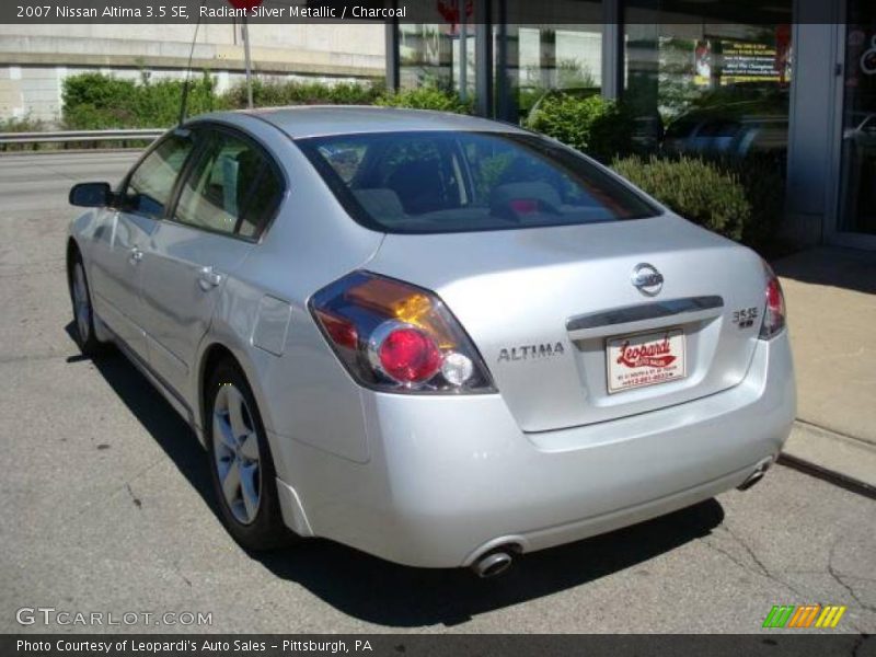 Radiant Silver Metallic / Charcoal 2007 Nissan Altima 3.5 SE