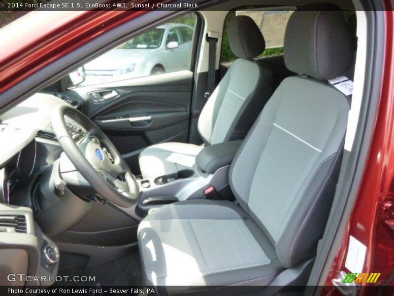 Sunset / Charcoal Black 2014 Ford Escape SE 1.6L EcoBoost 4WD