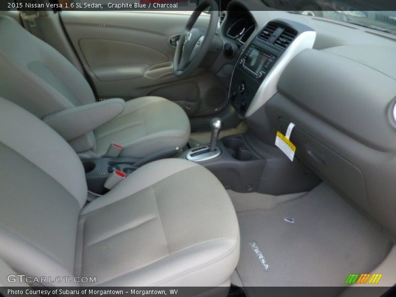 Graphite Blue / Charcoal 2015 Nissan Versa 1.6 SL Sedan