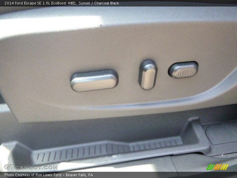 Sunset / Charcoal Black 2014 Ford Escape SE 1.6L EcoBoost 4WD