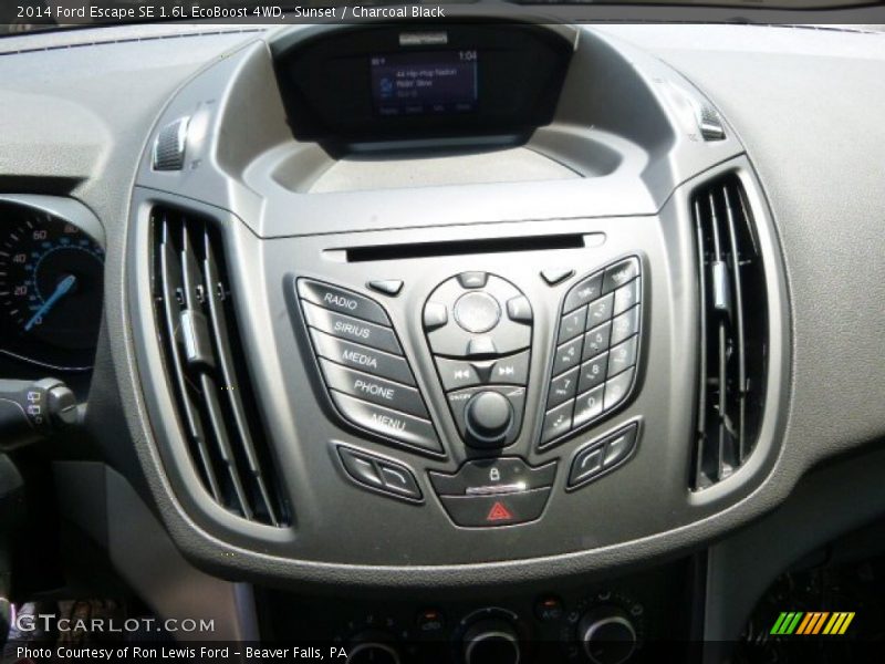 Sunset / Charcoal Black 2014 Ford Escape SE 1.6L EcoBoost 4WD