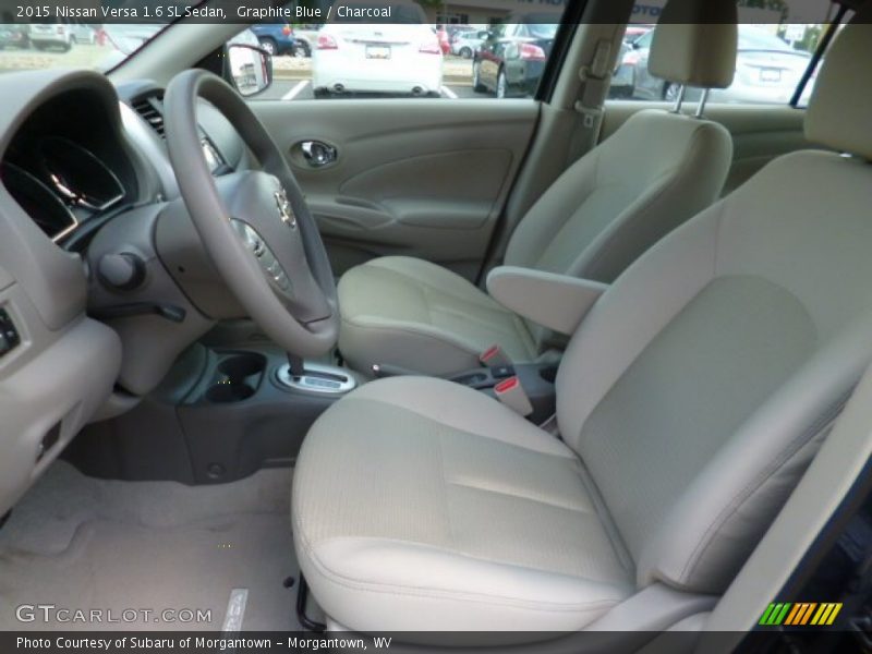Graphite Blue / Charcoal 2015 Nissan Versa 1.6 SL Sedan