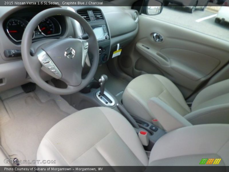 Graphite Blue / Charcoal 2015 Nissan Versa 1.6 SL Sedan