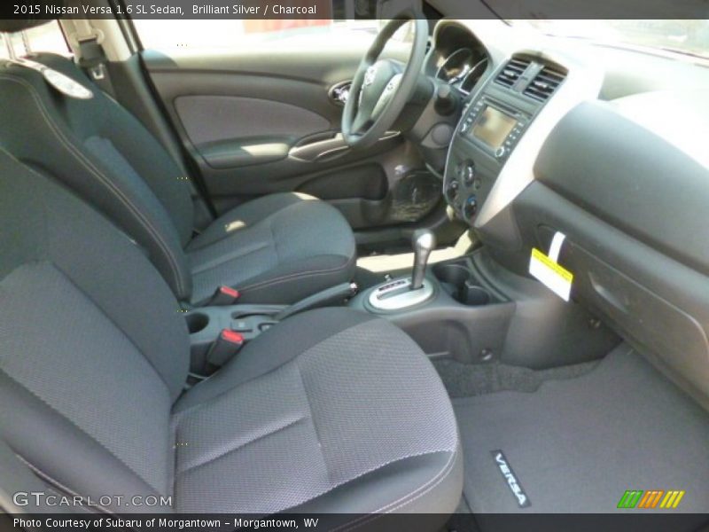 Brilliant Silver / Charcoal 2015 Nissan Versa 1.6 SL Sedan