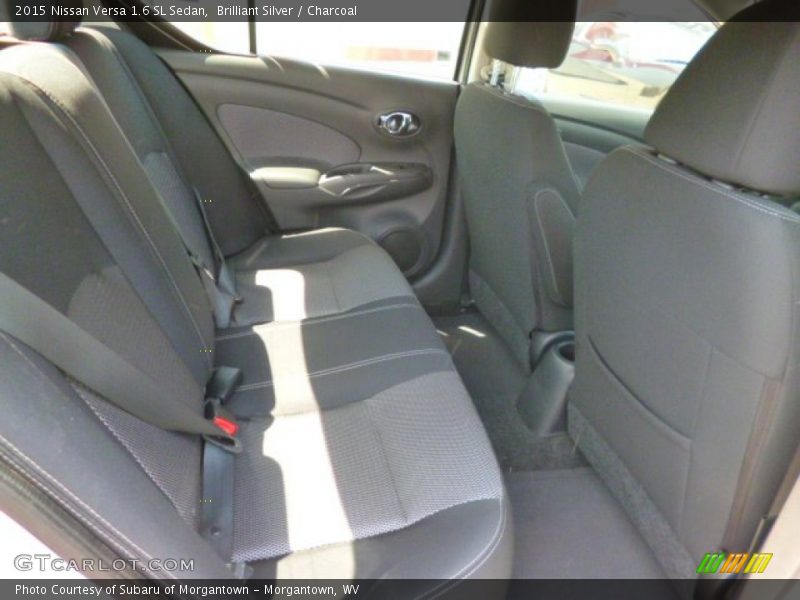 Brilliant Silver / Charcoal 2015 Nissan Versa 1.6 SL Sedan