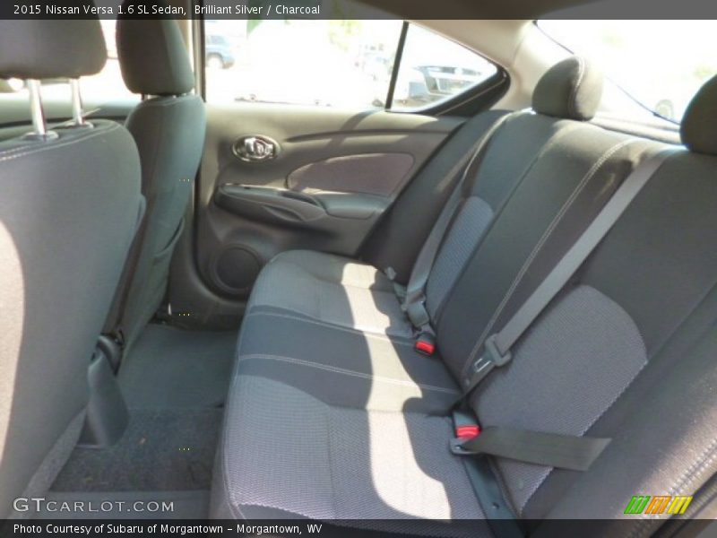 Brilliant Silver / Charcoal 2015 Nissan Versa 1.6 SL Sedan