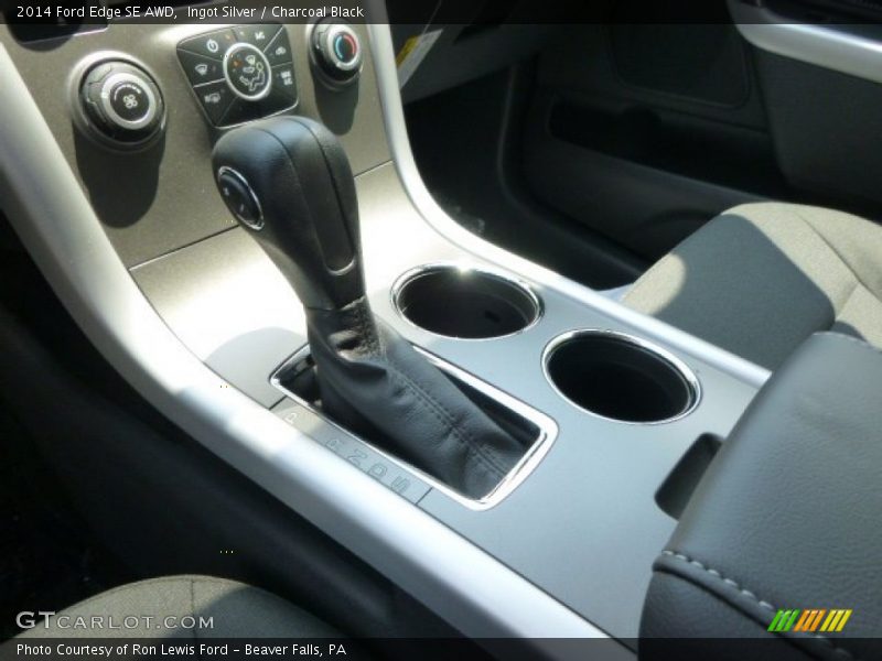 Ingot Silver / Charcoal Black 2014 Ford Edge SE AWD