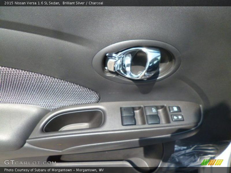 Brilliant Silver / Charcoal 2015 Nissan Versa 1.6 SL Sedan
