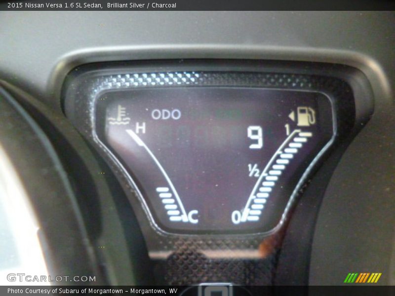 Brilliant Silver / Charcoal 2015 Nissan Versa 1.6 SL Sedan