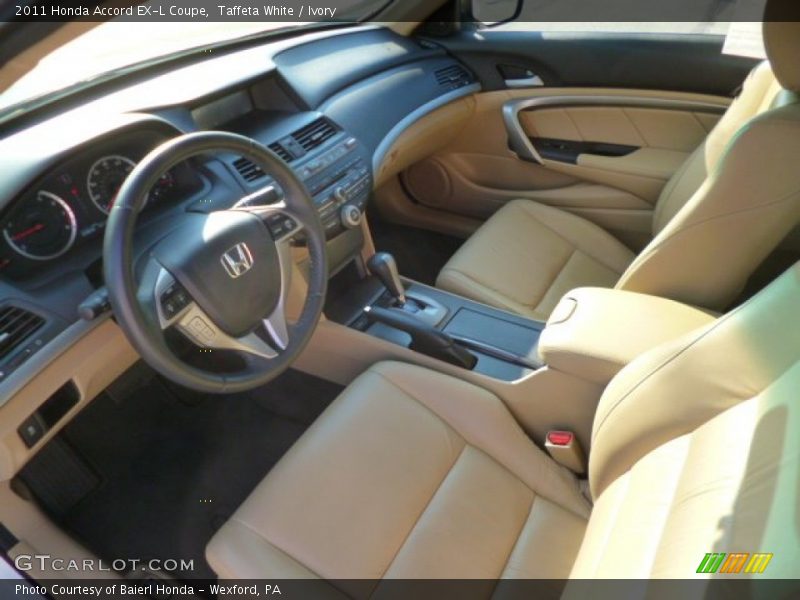 Taffeta White / Ivory 2011 Honda Accord EX-L Coupe