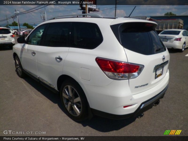 Moonlight White / Almond 2014 Nissan Pathfinder Platinum AWD