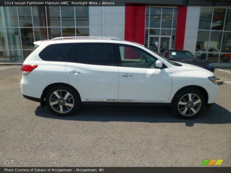 Moonlight White / Almond 2014 Nissan Pathfinder Platinum AWD