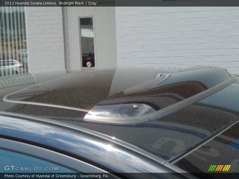 Midnight Black / Gray 2011 Hyundai Sonata Limited