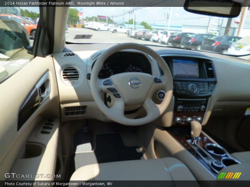 Moonlight White / Almond 2014 Nissan Pathfinder Platinum AWD