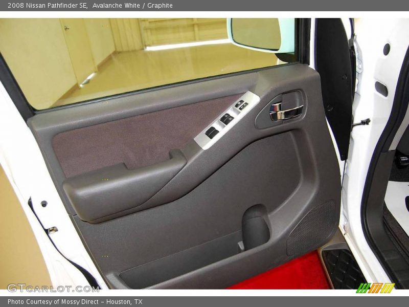 Avalanche White / Graphite 2008 Nissan Pathfinder SE