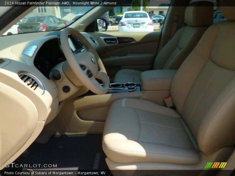 Moonlight White / Almond 2014 Nissan Pathfinder Platinum AWD