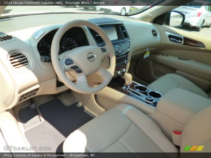 Moonlight White / Almond 2014 Nissan Pathfinder Platinum AWD