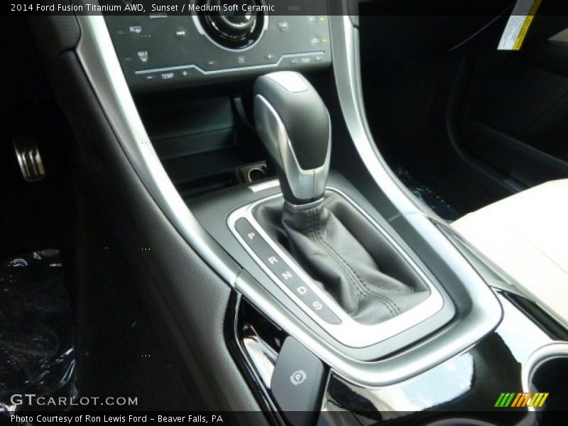 Sunset / Medium Soft Ceramic 2014 Ford Fusion Titanium AWD