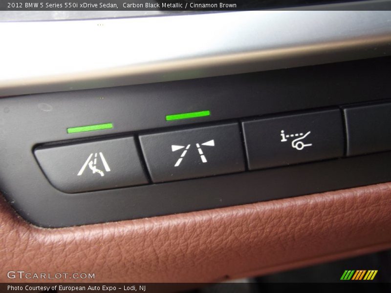 Carbon Black Metallic / Cinnamon Brown 2012 BMW 5 Series 550i xDrive Sedan