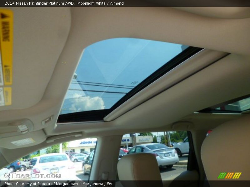 Moonlight White / Almond 2014 Nissan Pathfinder Platinum AWD