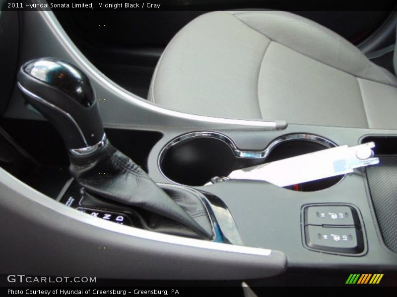 Midnight Black / Gray 2011 Hyundai Sonata Limited