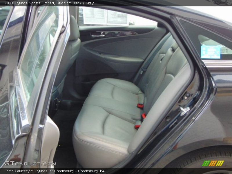 Midnight Black / Gray 2011 Hyundai Sonata Limited