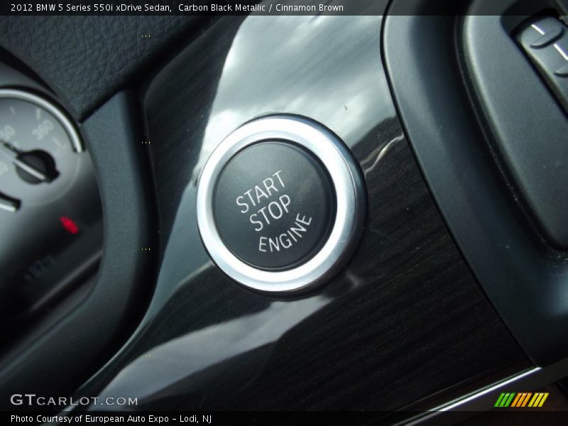 Carbon Black Metallic / Cinnamon Brown 2012 BMW 5 Series 550i xDrive Sedan