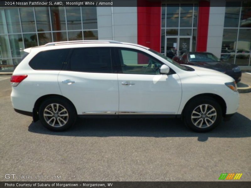 Moonlight White / Almond 2014 Nissan Pathfinder SL AWD