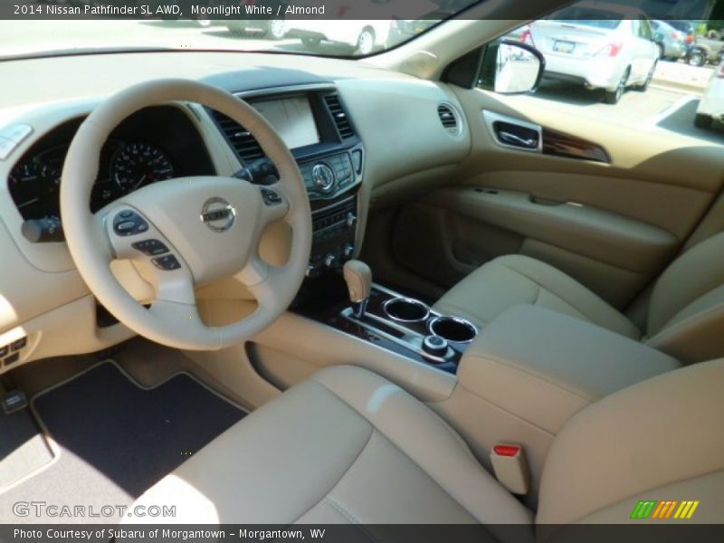 Moonlight White / Almond 2014 Nissan Pathfinder SL AWD