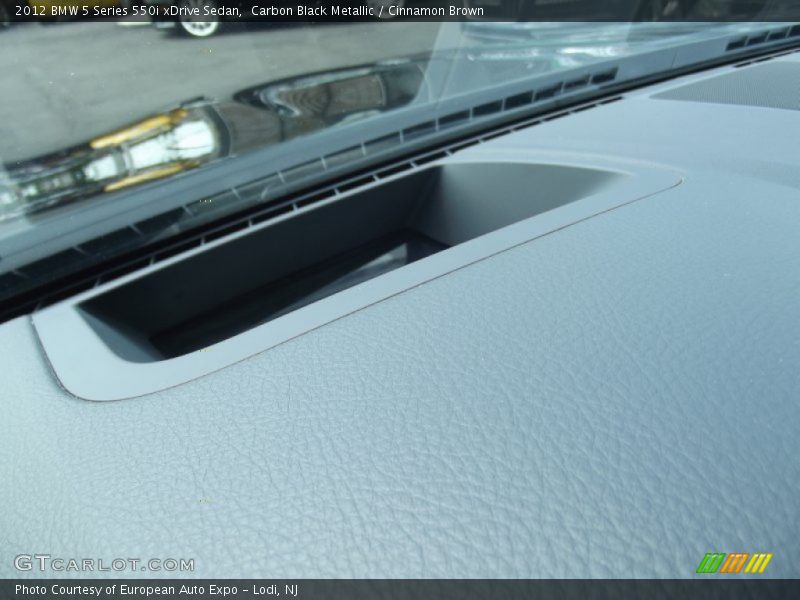 Carbon Black Metallic / Cinnamon Brown 2012 BMW 5 Series 550i xDrive Sedan