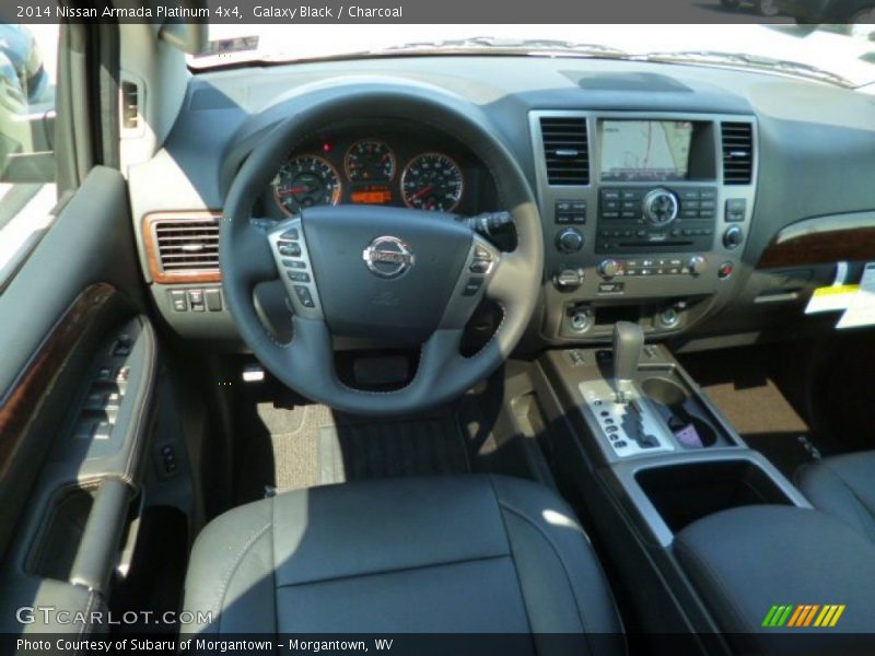 Galaxy Black / Charcoal 2014 Nissan Armada Platinum 4x4