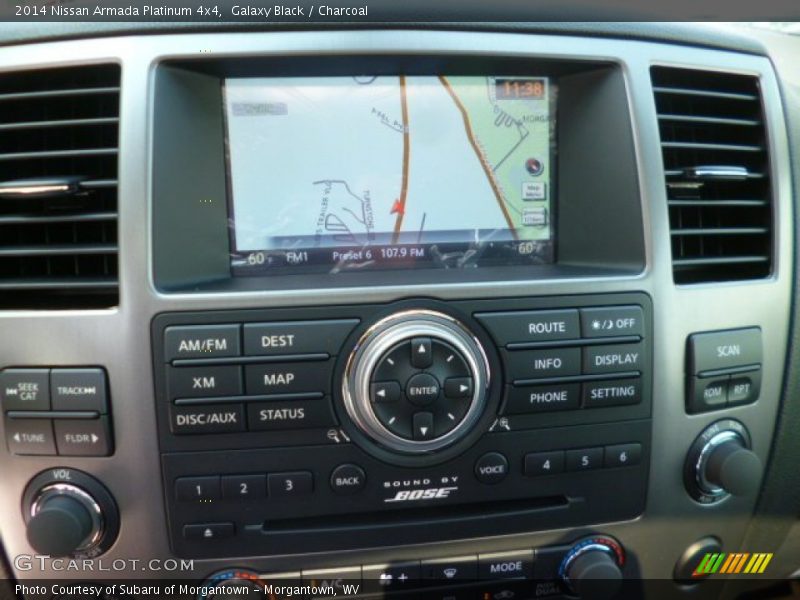 Galaxy Black / Charcoal 2014 Nissan Armada Platinum 4x4