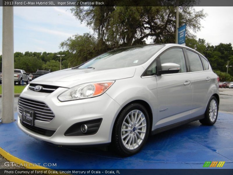 Ingot Silver / Charcoal Black 2013 Ford C-Max Hybrid SEL