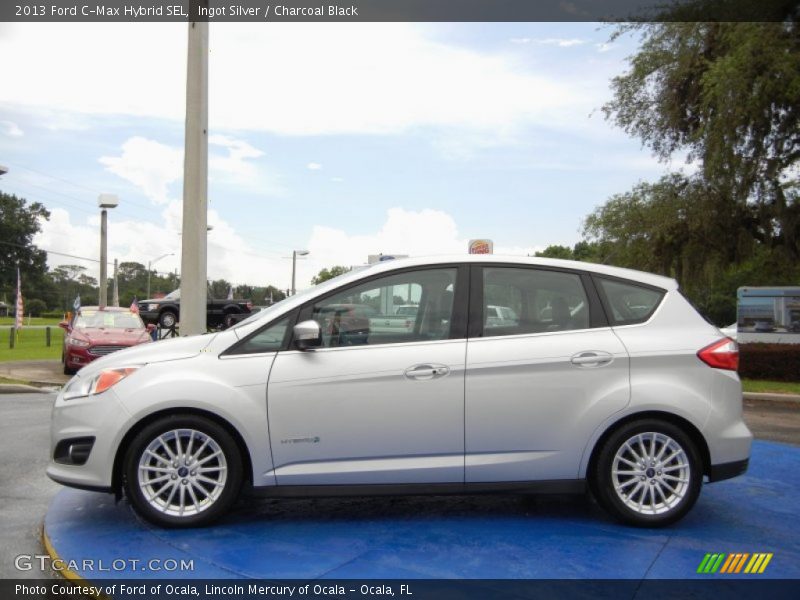 Ingot Silver / Charcoal Black 2013 Ford C-Max Hybrid SEL