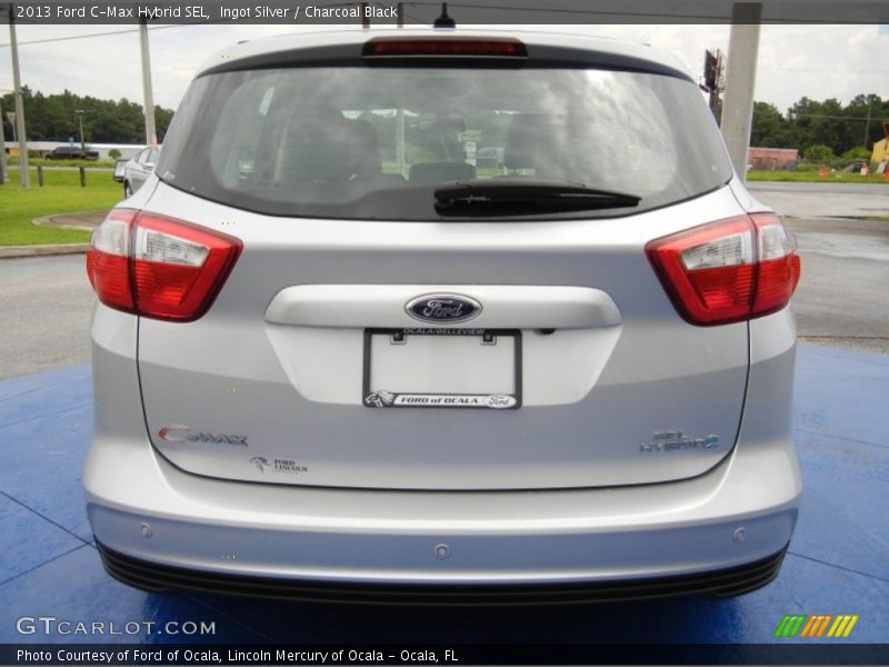 Ingot Silver / Charcoal Black 2013 Ford C-Max Hybrid SEL