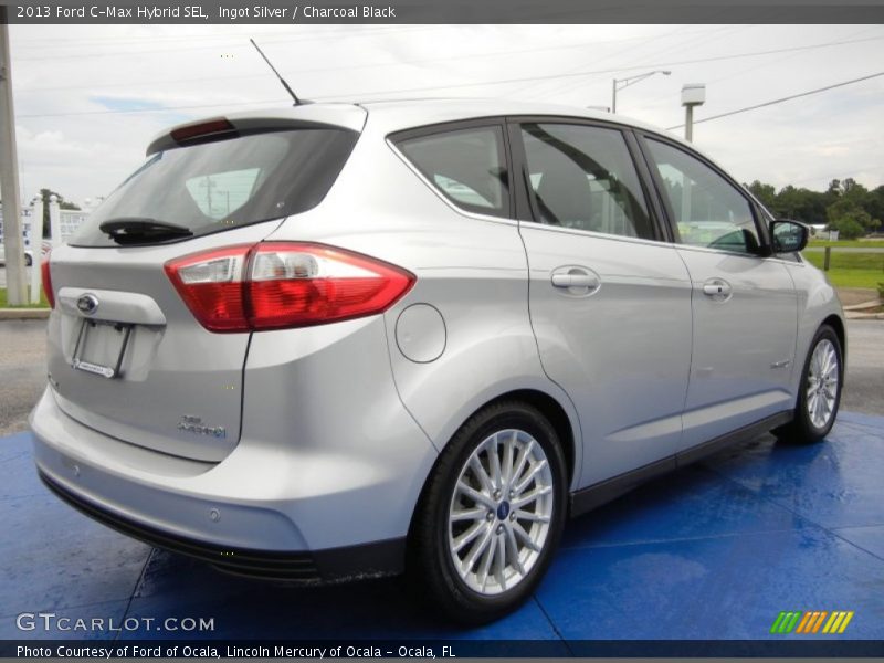 Ingot Silver / Charcoal Black 2013 Ford C-Max Hybrid SEL