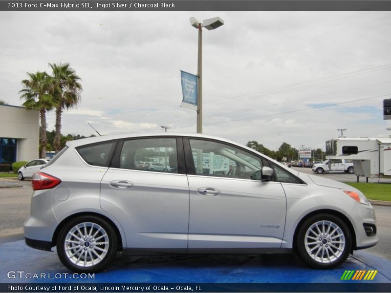 Ingot Silver / Charcoal Black 2013 Ford C-Max Hybrid SEL