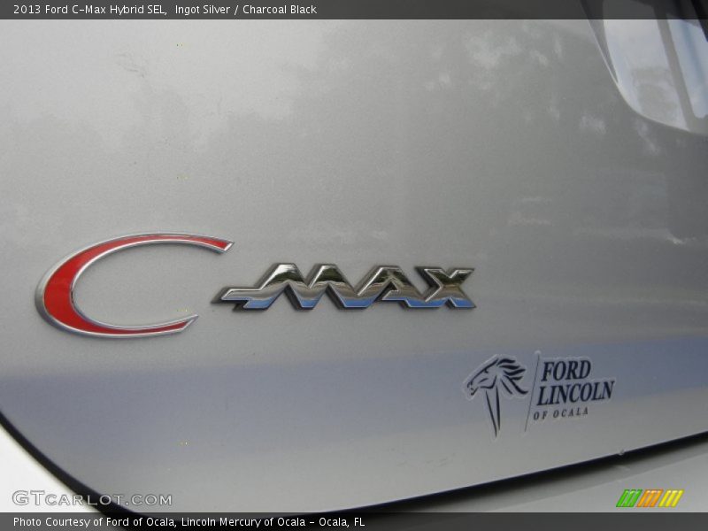 Ingot Silver / Charcoal Black 2013 Ford C-Max Hybrid SEL