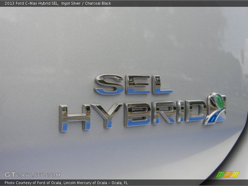 Ingot Silver / Charcoal Black 2013 Ford C-Max Hybrid SEL