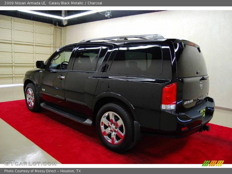 Galaxy Black Metallic / Charcoal 2009 Nissan Armada LE