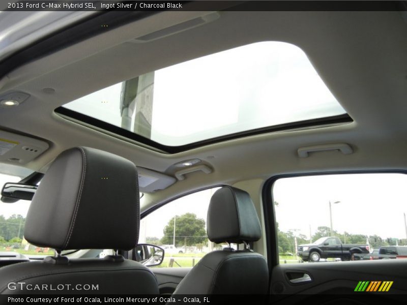 Ingot Silver / Charcoal Black 2013 Ford C-Max Hybrid SEL