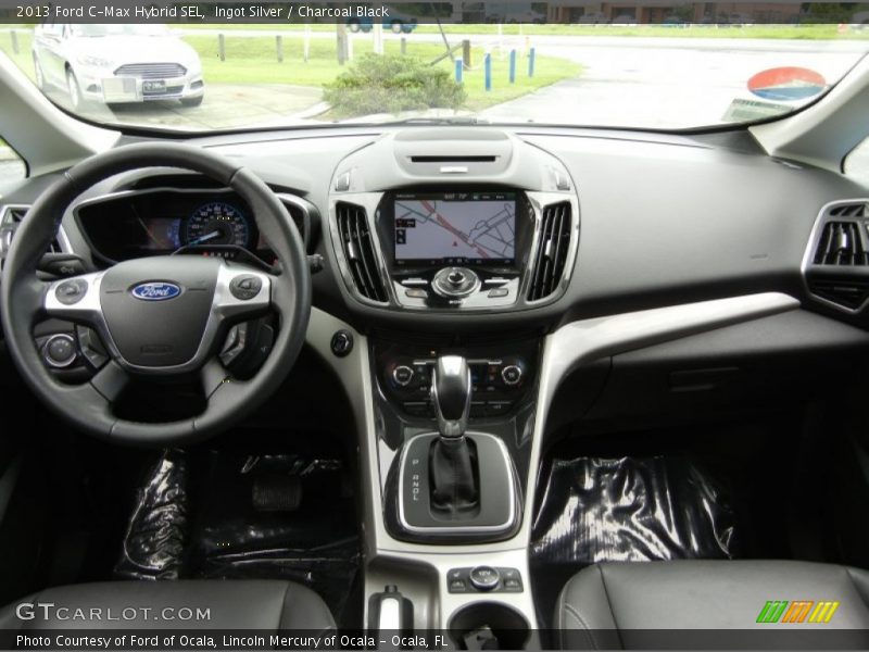 Ingot Silver / Charcoal Black 2013 Ford C-Max Hybrid SEL