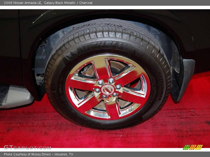 Galaxy Black Metallic / Charcoal 2009 Nissan Armada LE