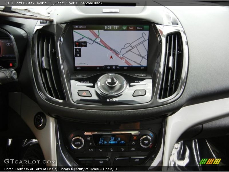 Ingot Silver / Charcoal Black 2013 Ford C-Max Hybrid SEL