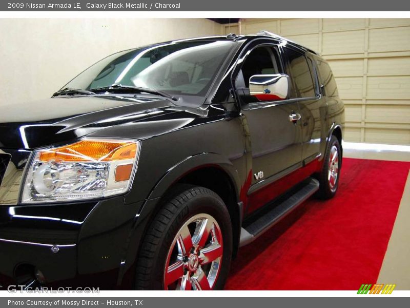 Galaxy Black Metallic / Charcoal 2009 Nissan Armada LE