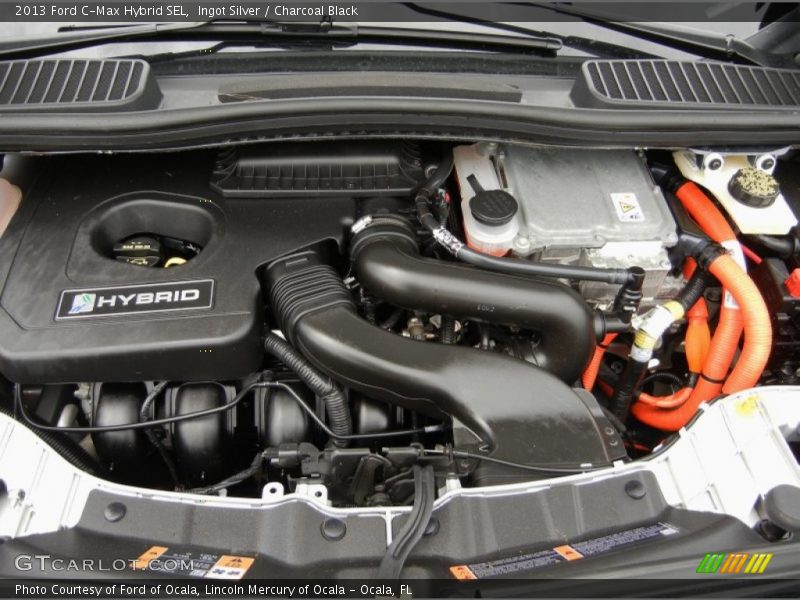 Ingot Silver / Charcoal Black 2013 Ford C-Max Hybrid SEL