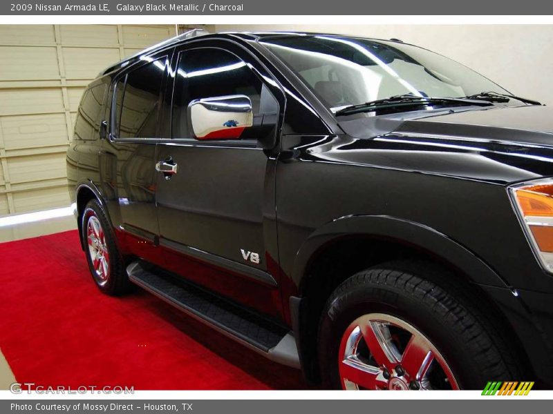 Galaxy Black Metallic / Charcoal 2009 Nissan Armada LE