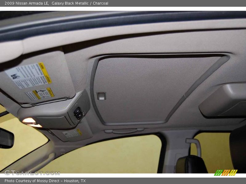 Galaxy Black Metallic / Charcoal 2009 Nissan Armada LE